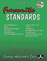 Jamey Aebersold Jazz #22 FAVORITE STANDARDS Book with Online Audio cover Thumbnail